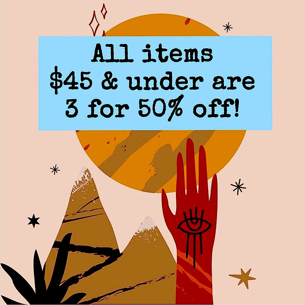50% off BUNDLES OF 3 OR MORE!!